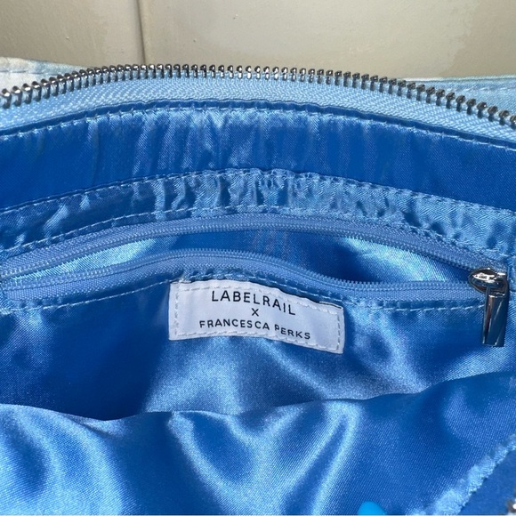 LabelRail x Francesca Perks Shoulder bag in cloud print-blues. One size. - Picture 4 of 4